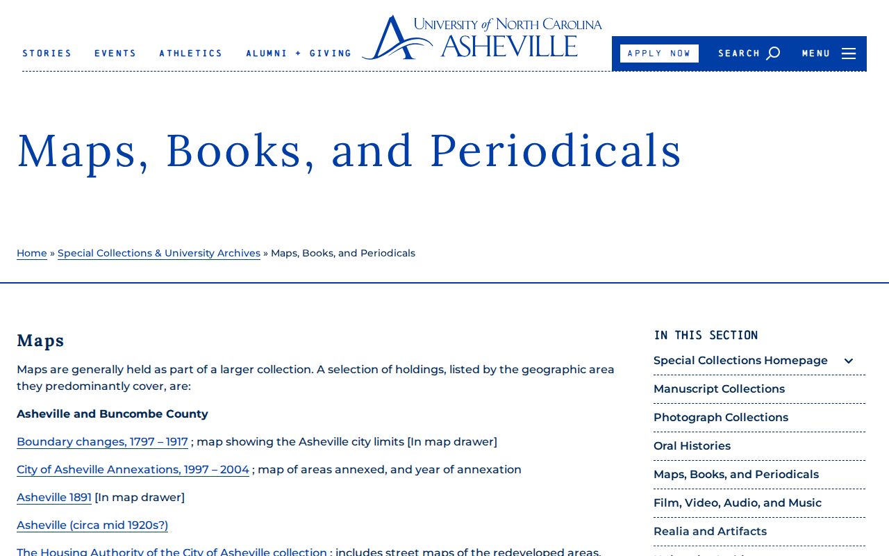Asheville city directory research with UNC Asheville map holdings